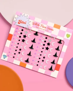 Online xo, Fetti Witch Face Gems - Halloween Gem Set