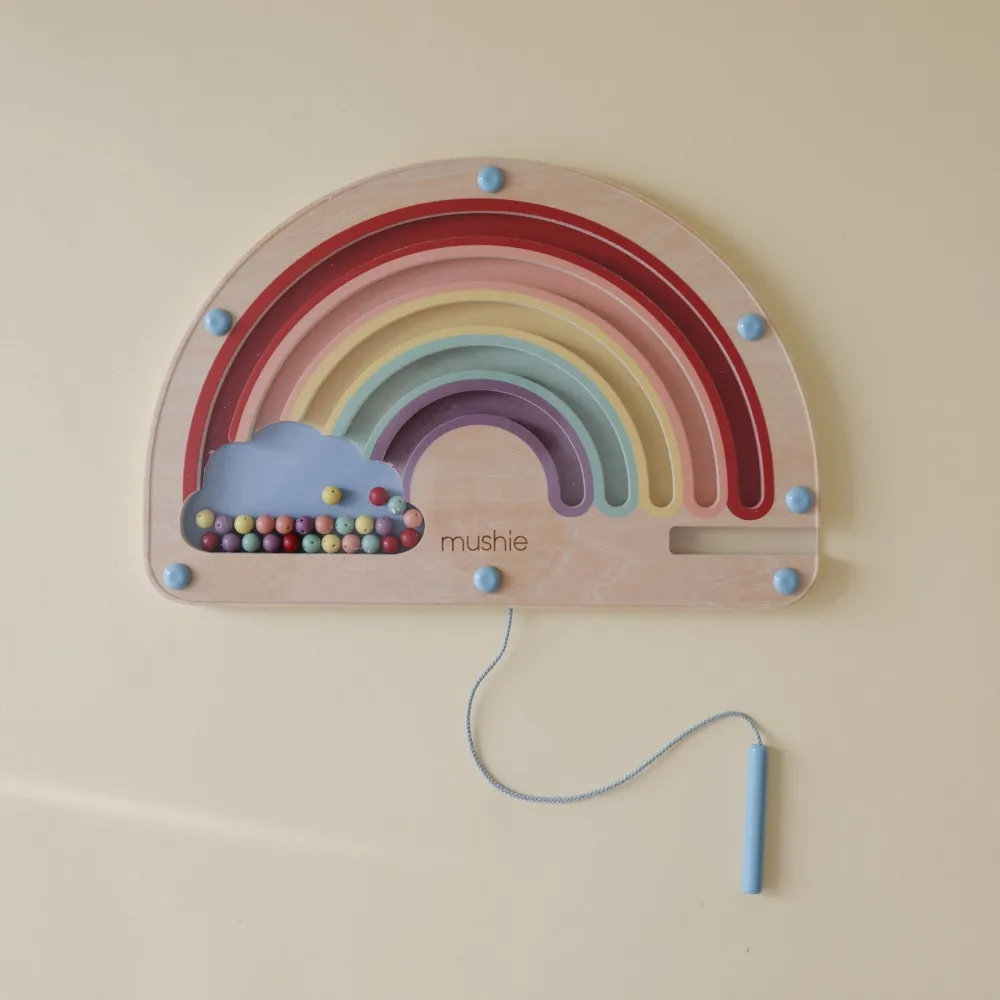 Online Mushie Wooden Magnetic Rainbow Maze