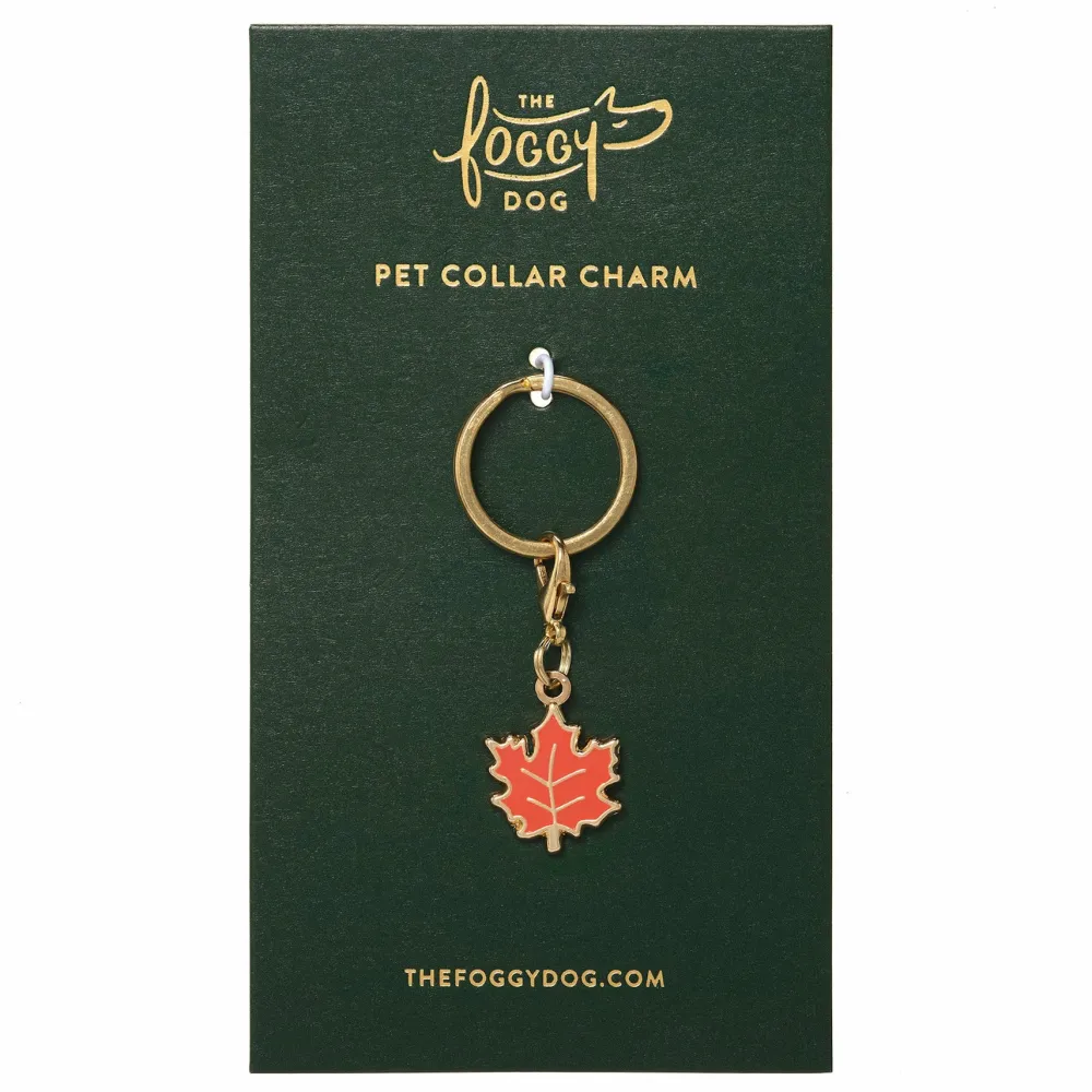 New The Foggy Dog Woodland Collar Charm Set