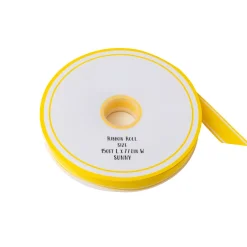 New Bonjour Fete Yellow Double Sided Grosgrain Ribbon