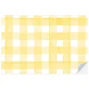 New Cami Monet Yellow Gingham Paper Placemats