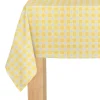 Hot Coterie Party Supplies Yellow Gingham Paper Tablecloth