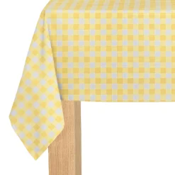 Hot Coterie Party Supplies Yellow Gingham Paper Tablecloth