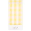Online Meri Meri Yellow Gingham Paper Tablecloth