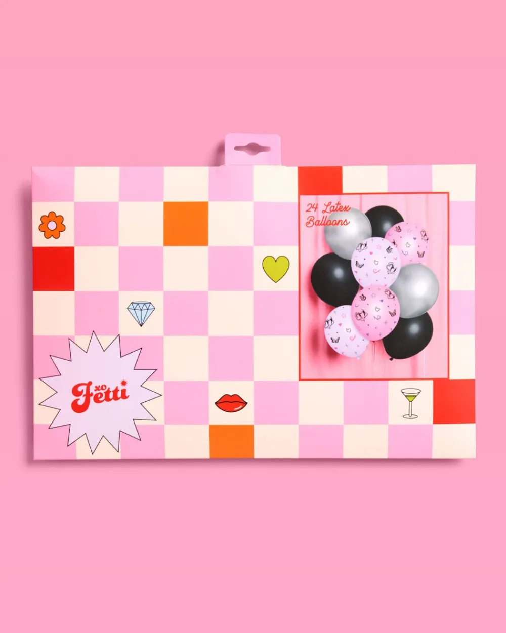 Outlet xo, Fetti Y2K Butterfly Latex Balloons