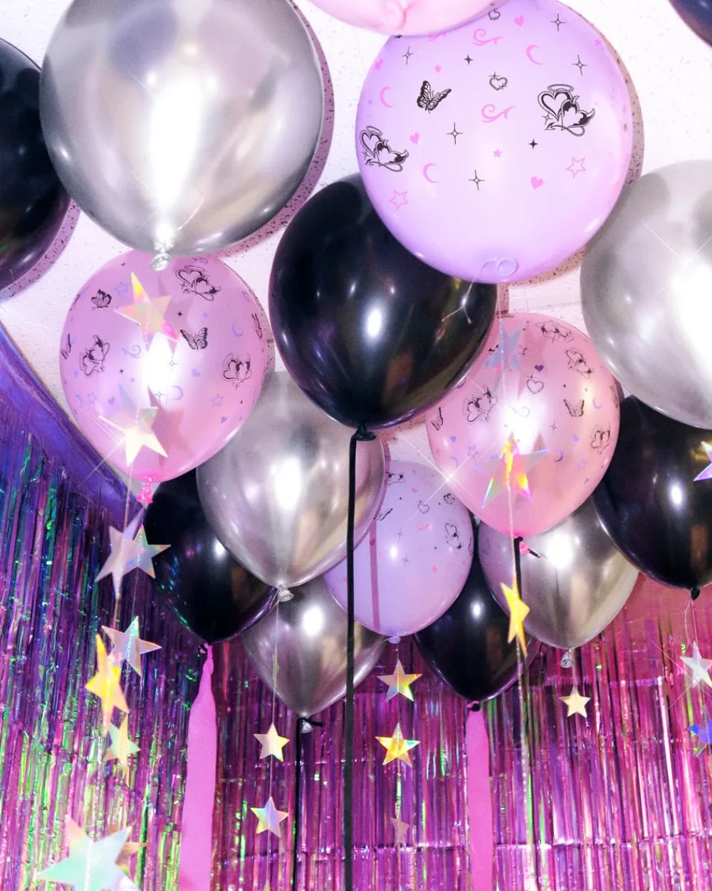 Outlet xo, Fetti Y2K Butterfly Latex Balloons