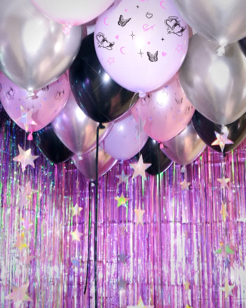 Outlet xo, Fetti Y2K Butterfly Latex Balloons